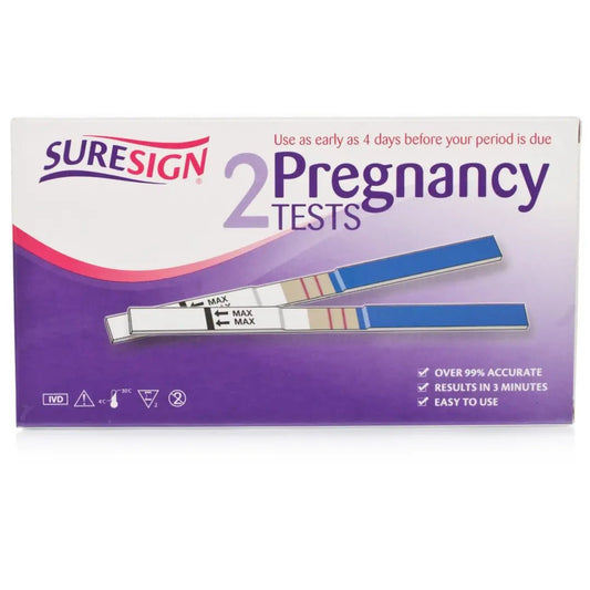 Suresign Pregnancy Strip Test, 2 Tests - Direct2Customer