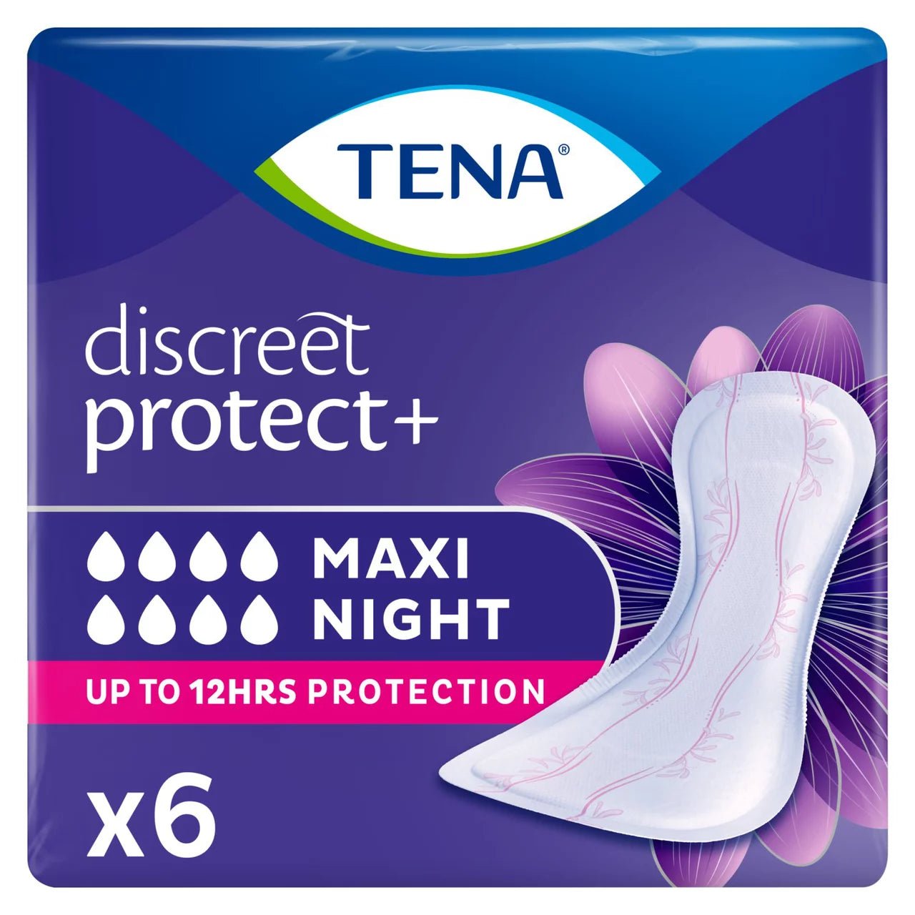 TENA Lady Maxi Incontinence Pads 6 Pack - Direct2Customer
