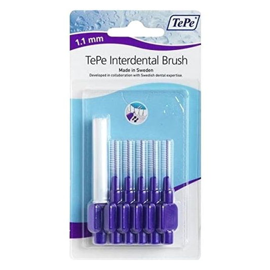 TePe Interdental Brush Purple 1.1mm 6pcs