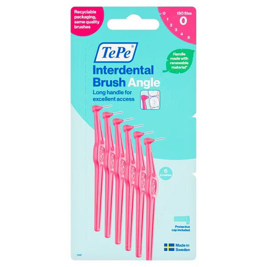 TePe Angle Interdental 6 Brushes Pink