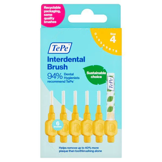TePe Interdental Brush Yellow 0.7mm 6pcs