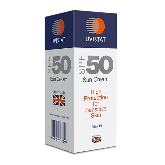 Uvistat Sun Cream SPF50 Very High Protection 125ml - Direct2Customer
