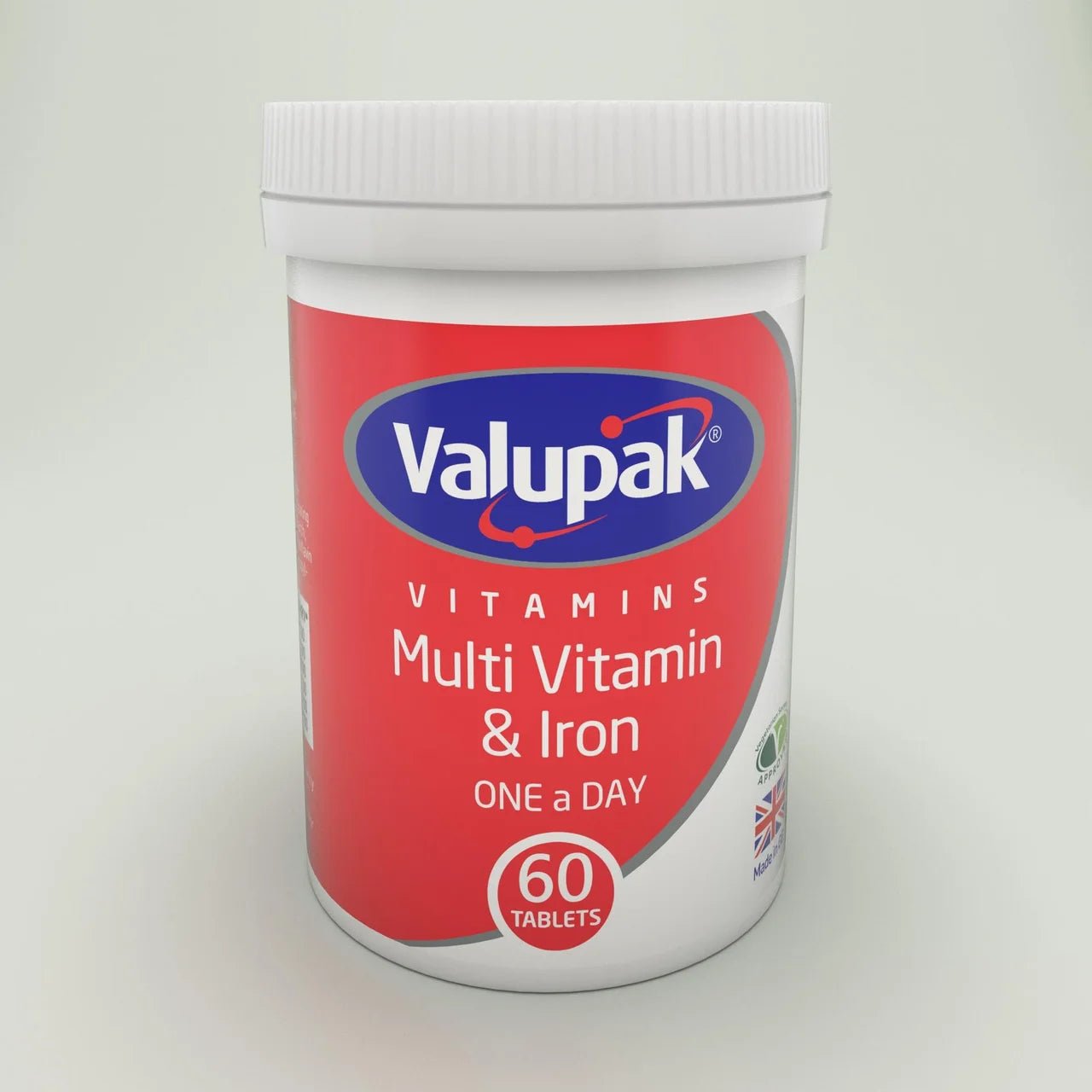 VALUPAK Multivitamin & Iron Tablets 60 - Direct2Customer