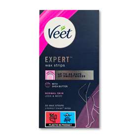 Veet Expert Cold Wax Strips Face Normal 20 - Direct2Customer