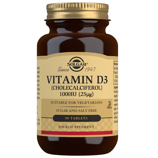 Solgar Vitamin D3 1000IU 90 Tablets