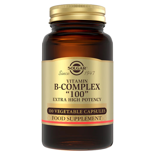 Solgar Vitamin B-Complex "100" Extra High Potency Vegetable Capsules - 100