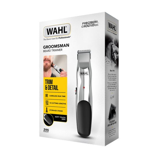 Wahl Groomsman Rechargeable Stubble & Beard Trimmer - Direct2Customer