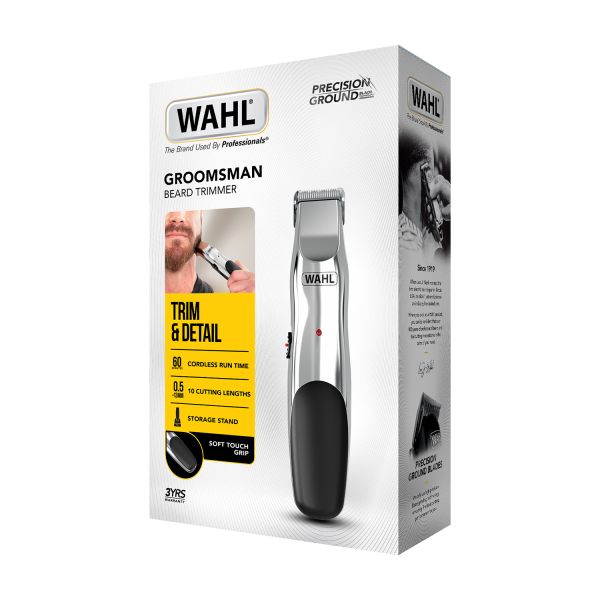 Wahl Groomsman Rechargeable Stubble & Beard Trimmer - Direct2Customer