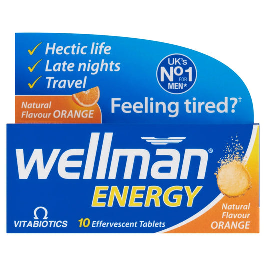 Wellman Energy Orange 10 Effervescent Tablets