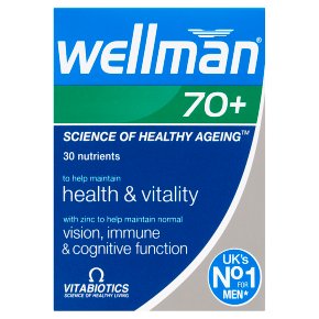 Wellman Tablets 70+ 30 Tablets