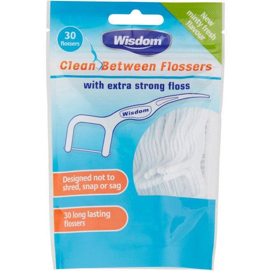 Wisdom Clean Between Flossers 30 Pack - Direct2Customer