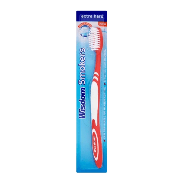 Wisdom Smokers Extra Hard Brush Toothbrush pack of 3 - Direct2Customer