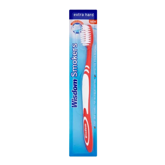 Wisdom Smokers Extra Hard Brush Toothbrush pack of 3